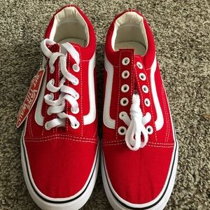 Classic Vans in Red